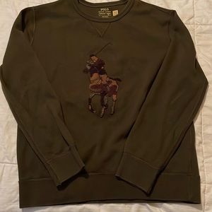 Army green sweatshirt